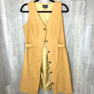 Harve Bernard Camel button up dress